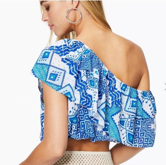 NWT Ramy Brook Off the Shoulder Crop Top - Picture 2 of 9